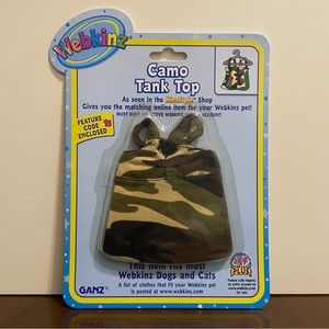 NWT Sealed Webkinz Camo Tank Top